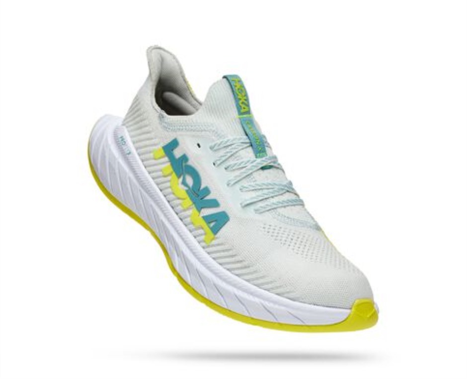Hoka Carbon X 3 Wogendes Segel Nachtkerze