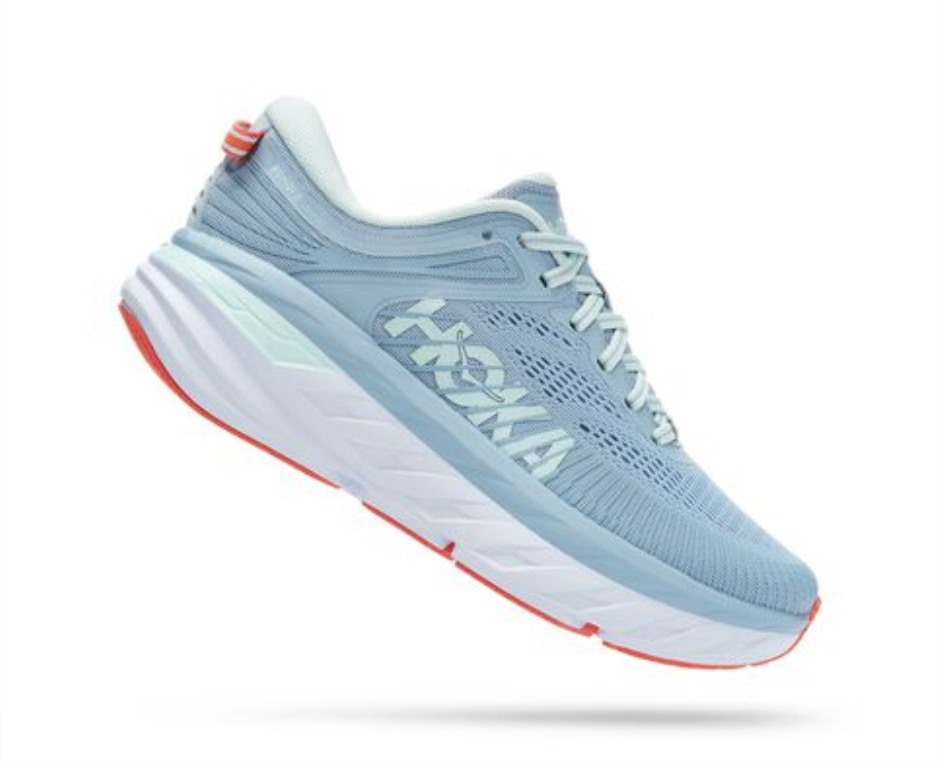 Bondi 7 Hoka Blue Nebelblaues Glas