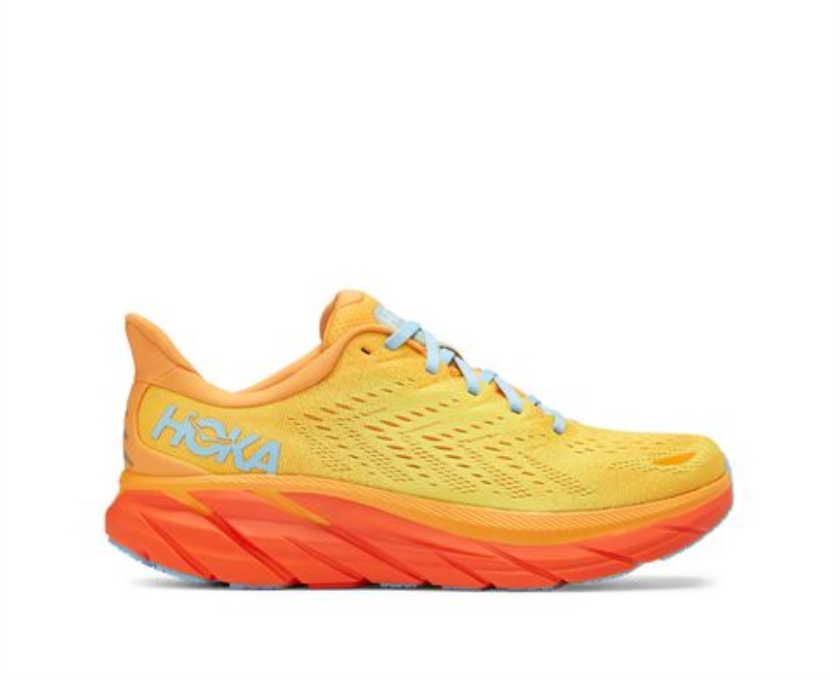 Hoka Clifton 8 Strahlend Gelber Mais