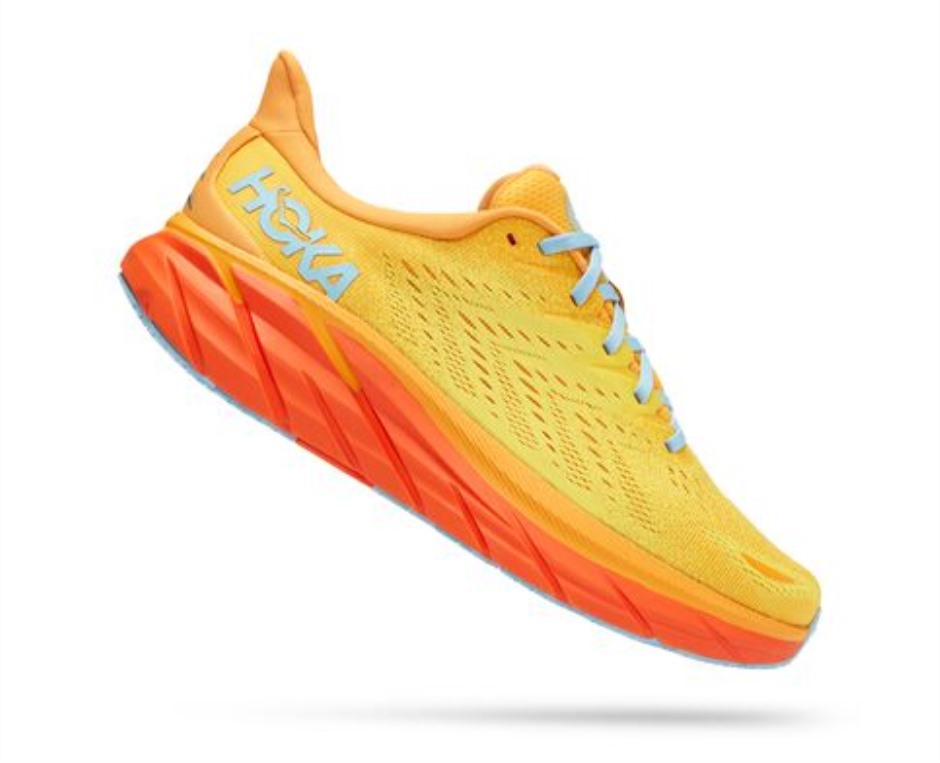 Hoka Clifton 8 Strahlend Gelber Mais