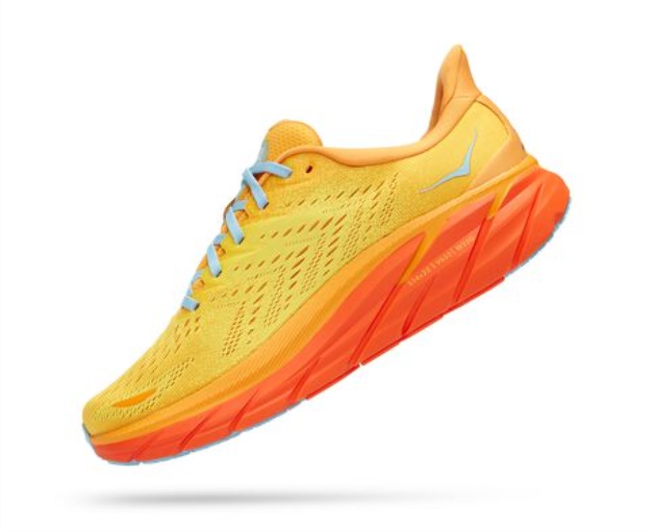 Hoka Clifton 8 Strahlend Gelber Mais