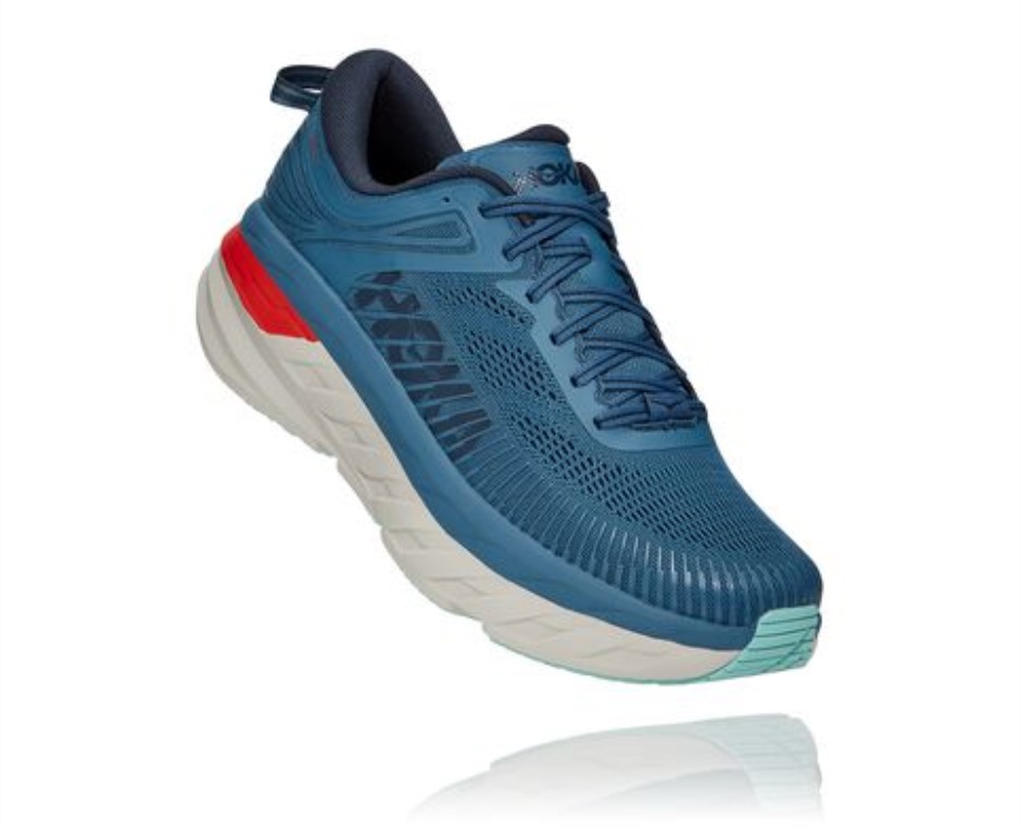Bondi 7 Hoka Real Teal Weltraum