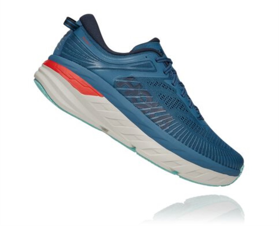 Bondi 7 Hoka Real Teal Weltraum