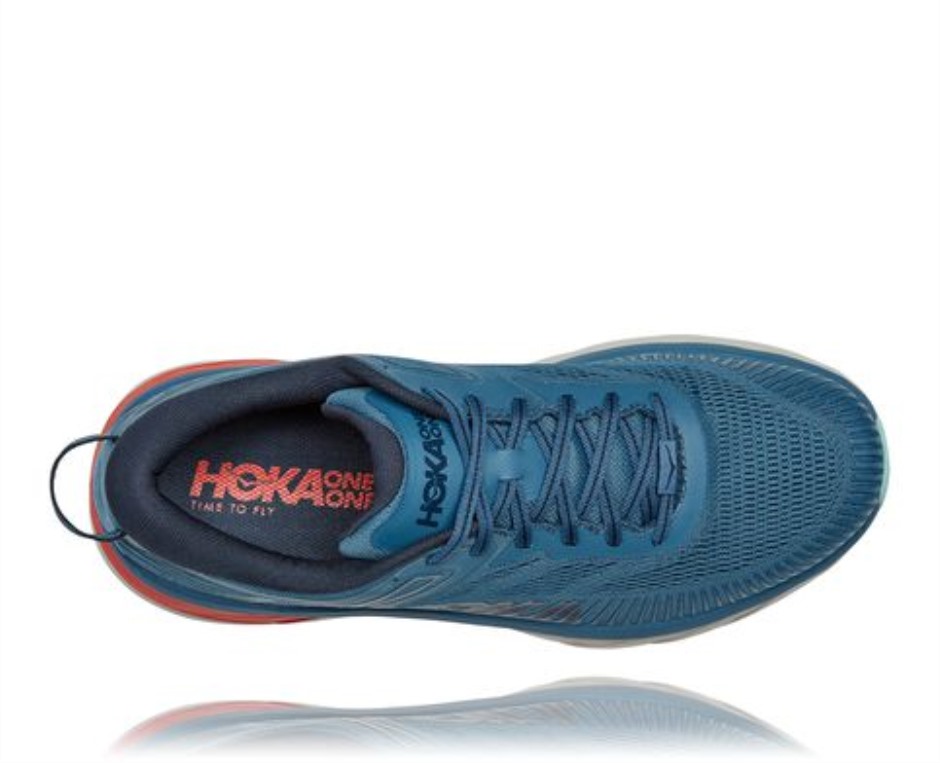 Bondi 7 Hoka Real Teal Weltraum