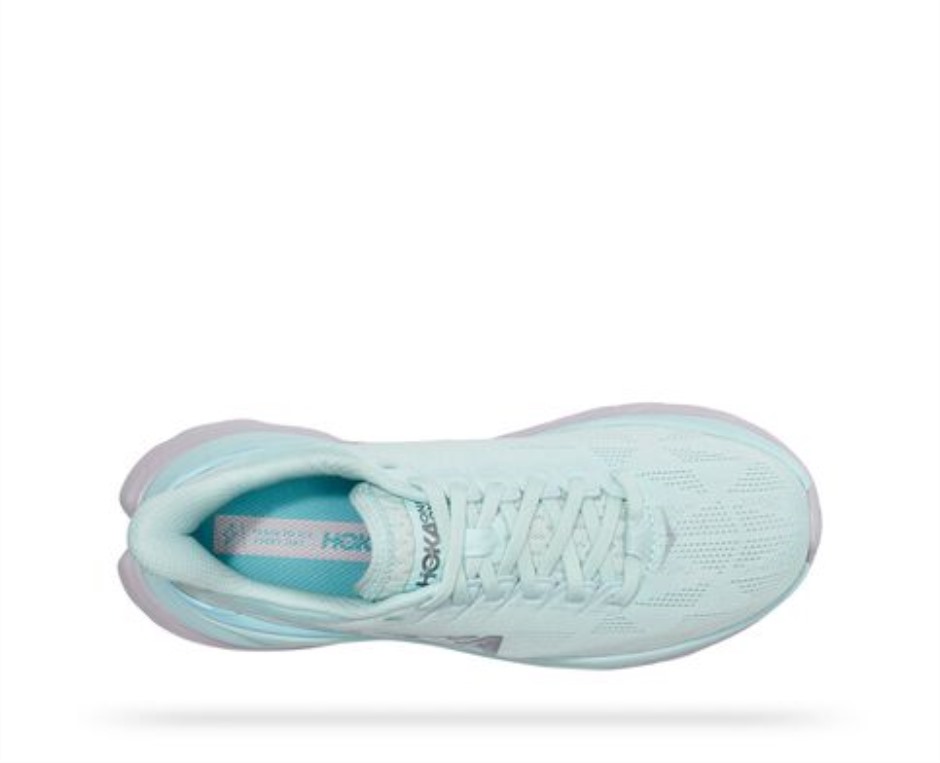 Hoka Mach 4 Küstenschirm Aus Blauem Glas