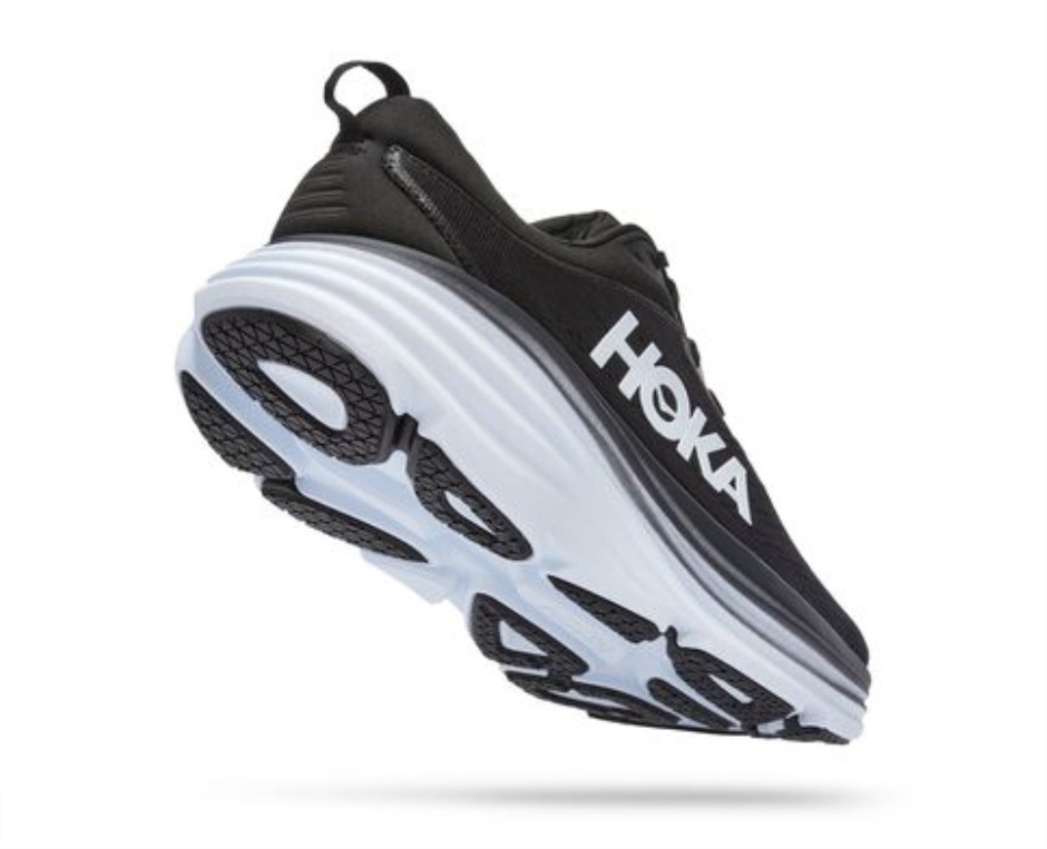 Bondi 8 Hoka Schwarz Weiß