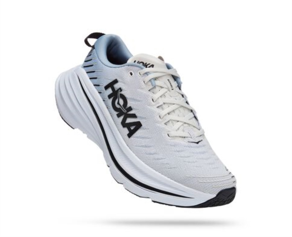 Bondi X Hoka Blanc De Blanc Blauer Nebel