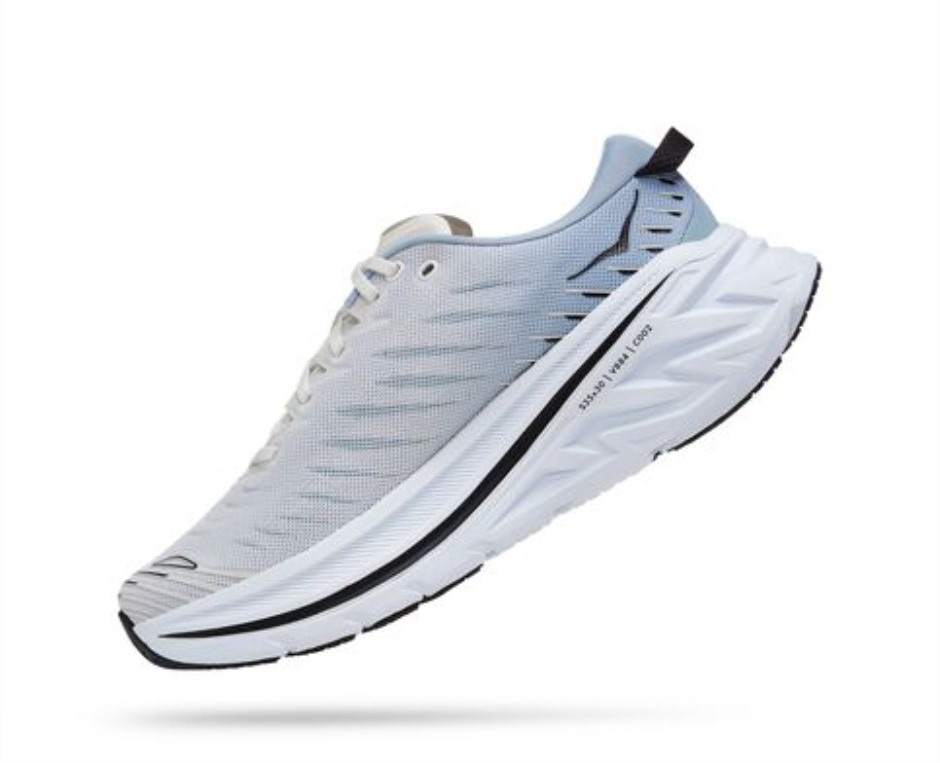 Bondi X Hoka Blanc De Blanc Blauer Nebel