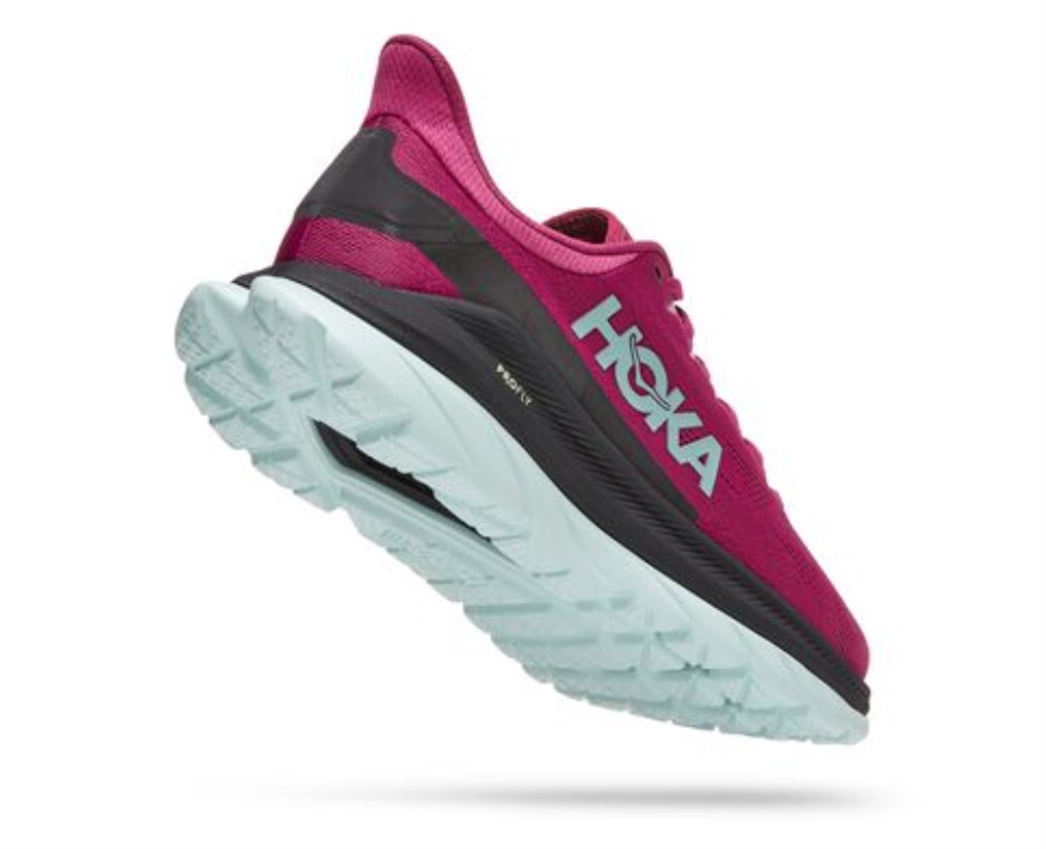 Mach 4 Hoka Festival Fuchsia Schwarz