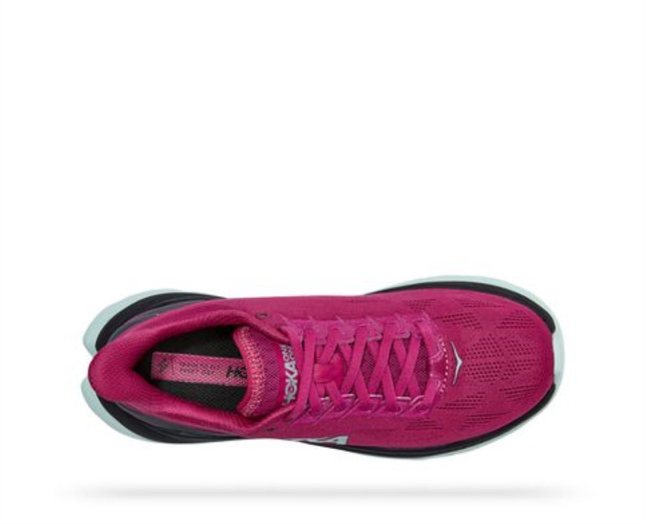 Mach 4 Hoka Festival Fuchsia Schwarz