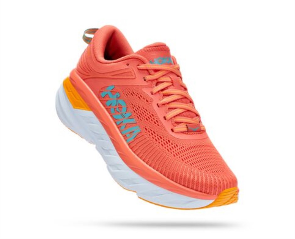 Hoka Bondi 7 Kamelien-Küstenschatten