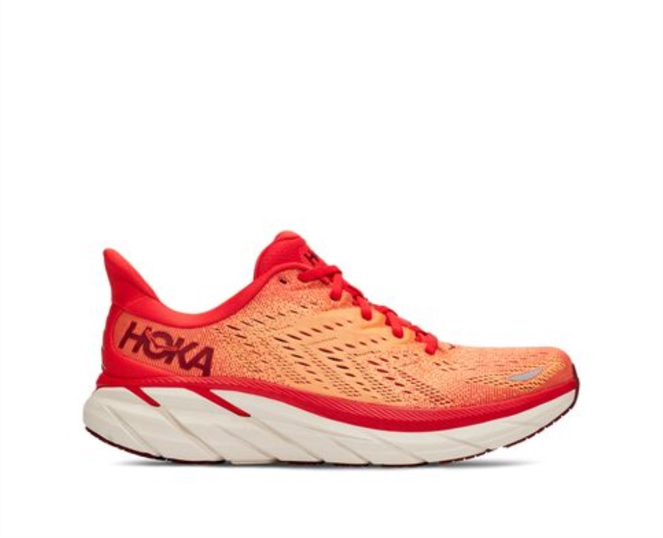 Hoka Clifton 8 Fiesta Leuchtend Orange
