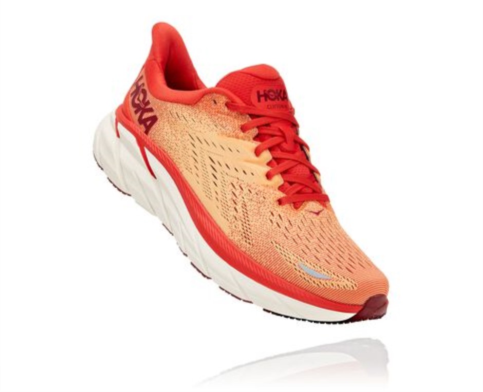 Hoka Clifton 8 Fiesta Leuchtend Orange
