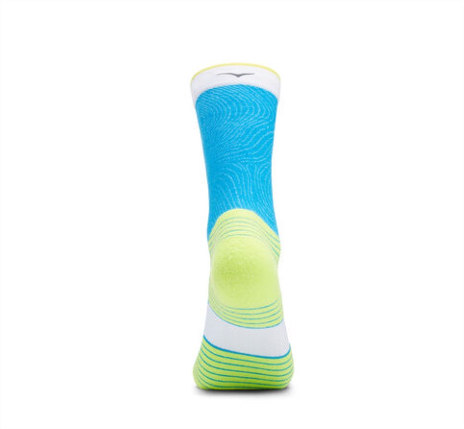 Crew Run Socke Hoka Diva Blau Zitrus