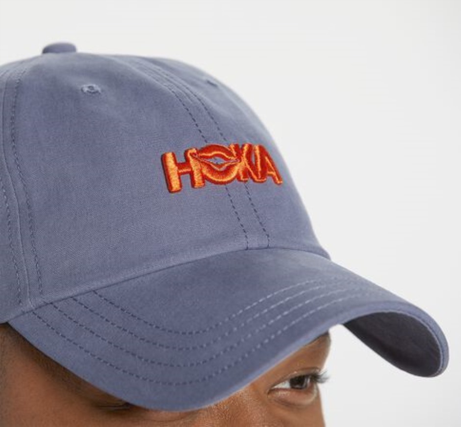 Freizeitmütze Hoka Blau Grau Zinnoberorange
