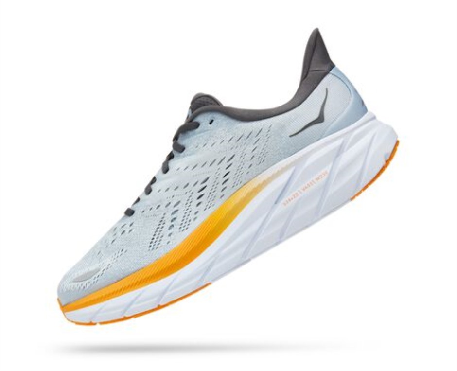 Hoka Clifton 8 Blauer Nebel Freiluft