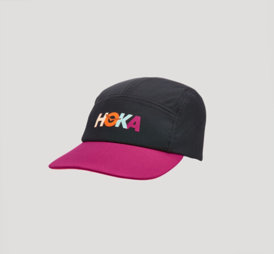 Hoka Performance Hut Schwarz Festival Fuchsia