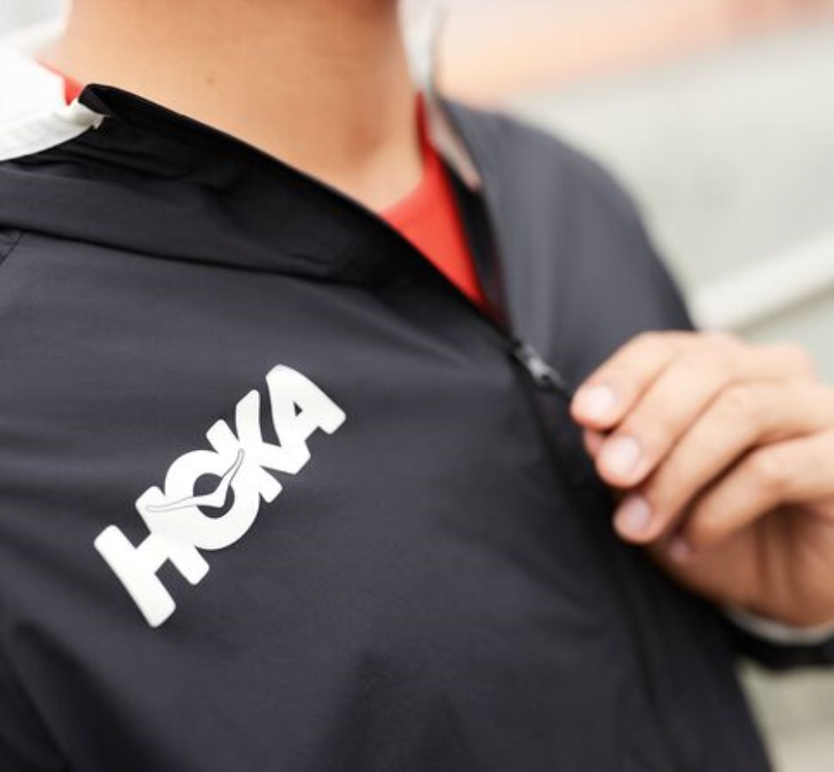 Full-Zip Windjacke Hoka Schwarz
