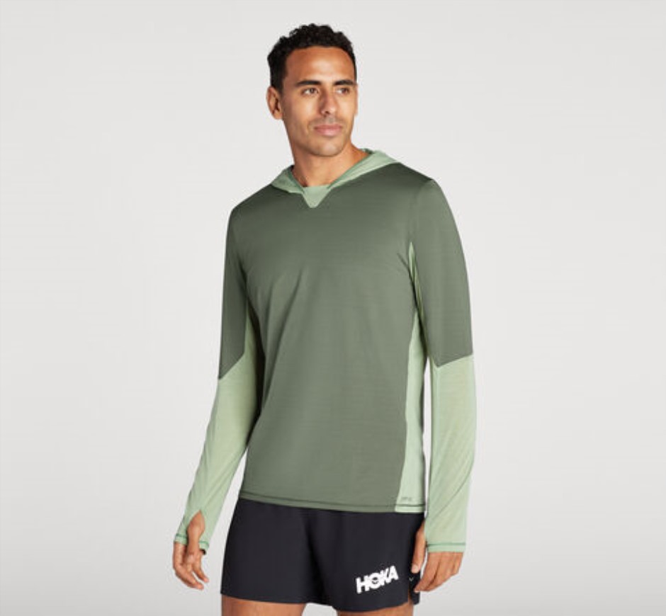 Hoka Sierra Sun Hoodie Thymian