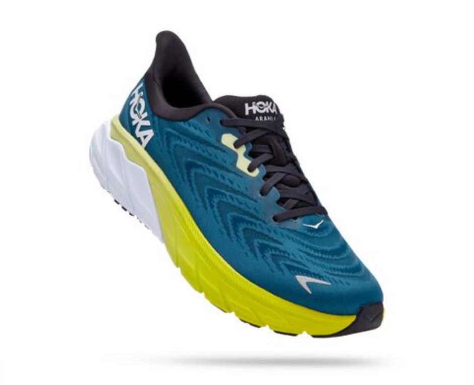Hoka Arahi 6 Blau Graphitblau Koralle
