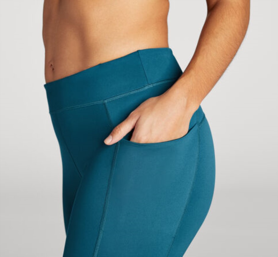 Hoka Performance Tight Blaue Koralle