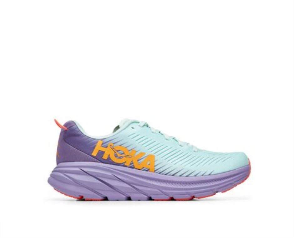 Hoka Rincon 3 Blaues Glas Kreideviolett