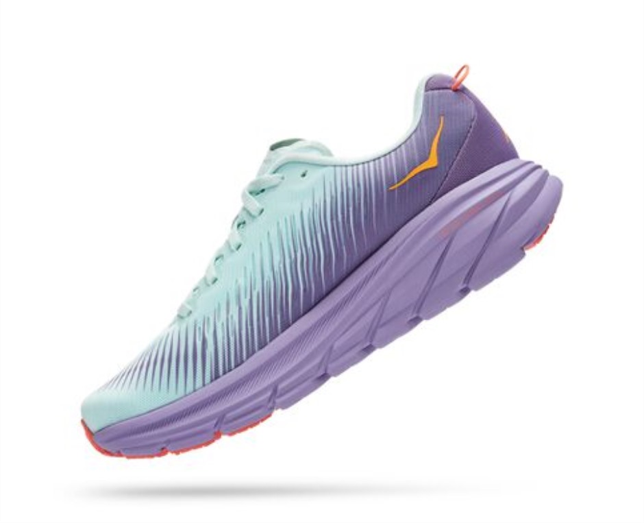 Hoka Rincon 3 Blaues Glas Kreideviolett