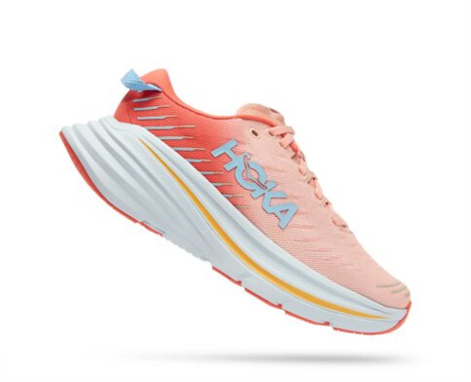 Hoka Bondi X Kamelien-Pfirsich-Parfait