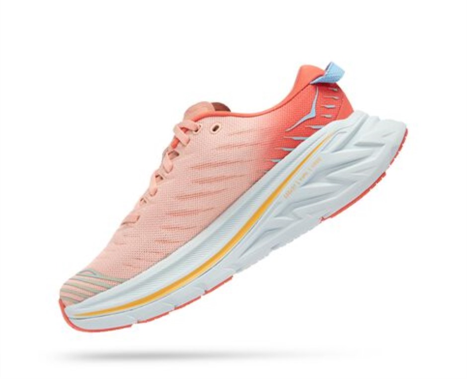 Hoka Bondi X Kamelien-Pfirsich-Parfait
