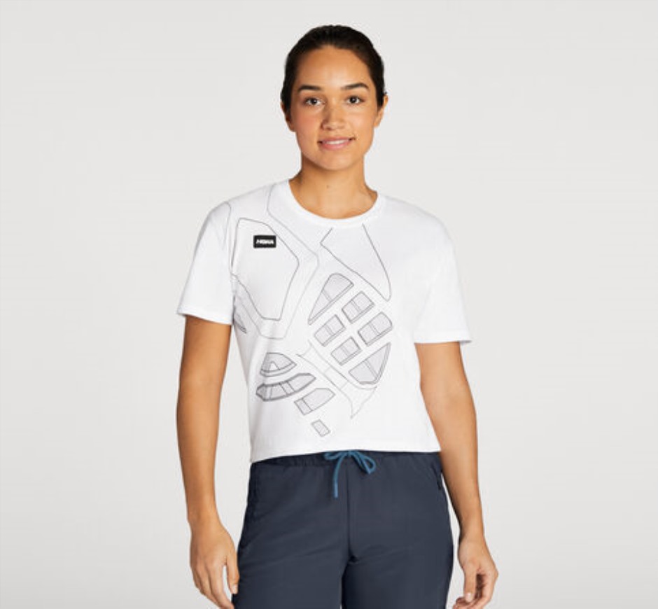 Ganztägiges T-shirt Hoka Weiß