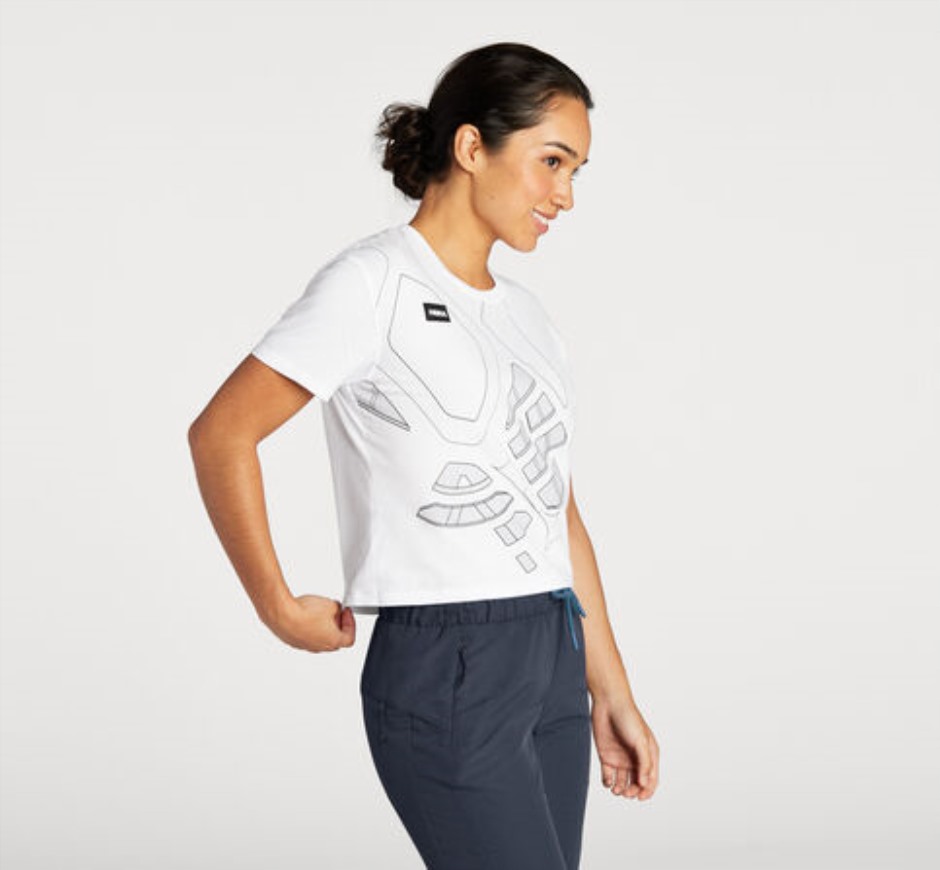 Ganztägiges T-shirt Hoka Weiß
