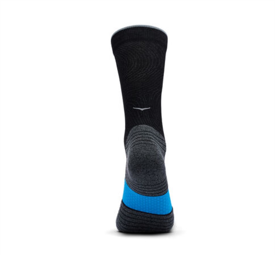 Hoka Crew Laufsocken 3er-Pack Weiß Schwarz Grau