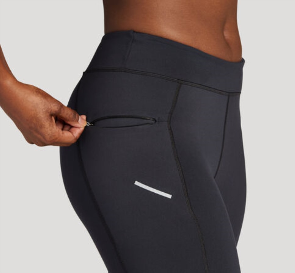 Hoka Performance Tight Schwarz Weiß Ironman Rot