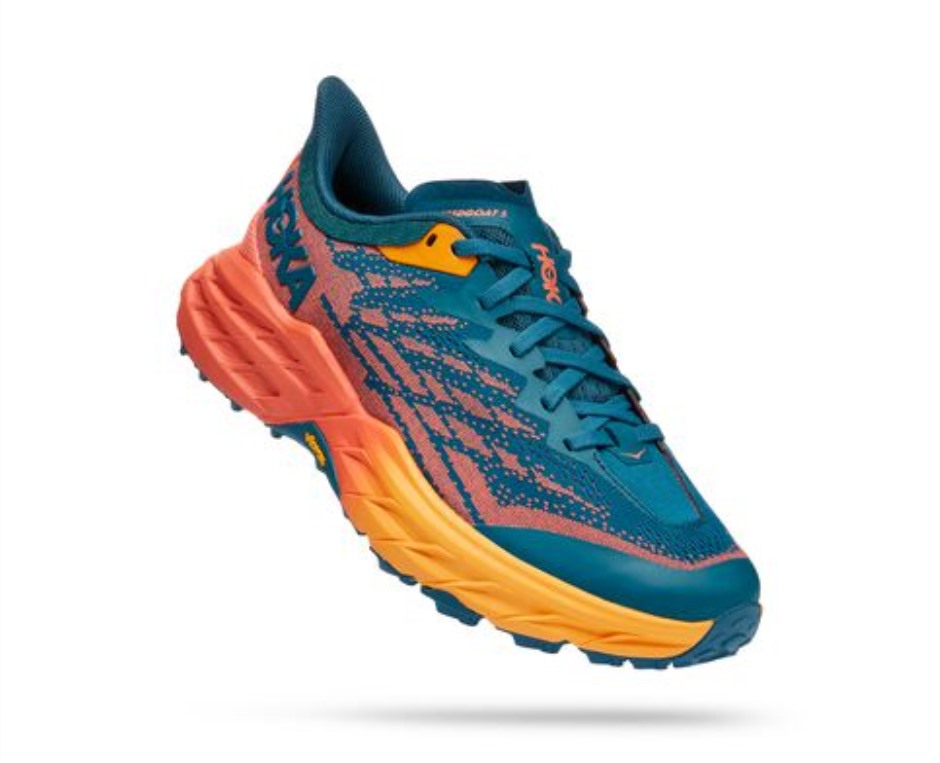 Hoka Speedgoat 5 Blaue Korallenkamelie