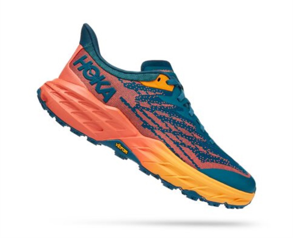 Hoka Speedgoat 5 Blaue Korallenkamelie