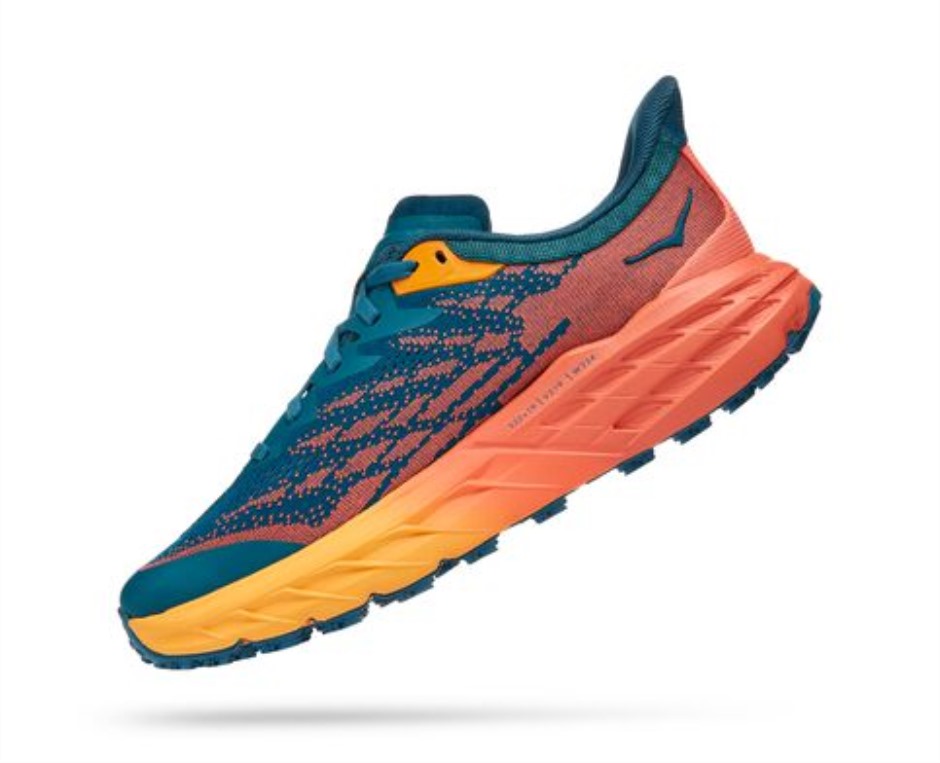 Hoka Speedgoat 5 Blaue Korallenkamelie