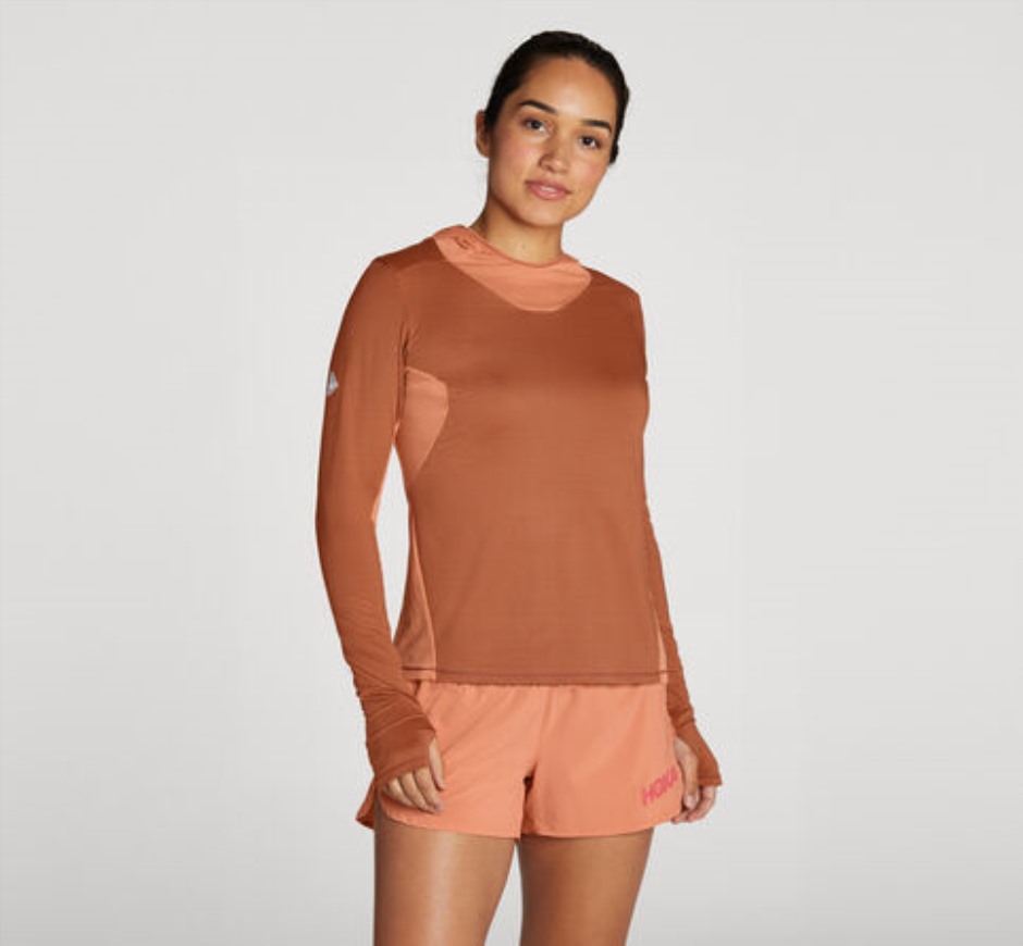 Sierra Sun Hoodie Hoka Gebackener Ton