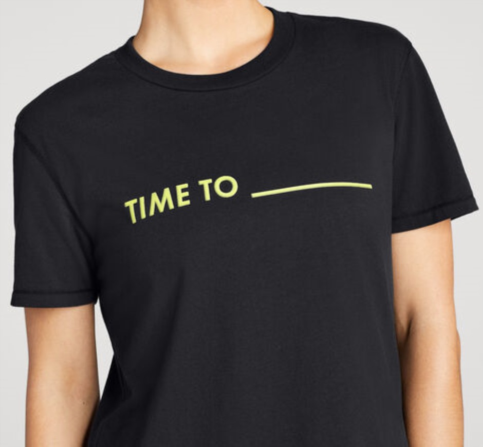 Hoka Ganztags-T-Shirt Schwarz