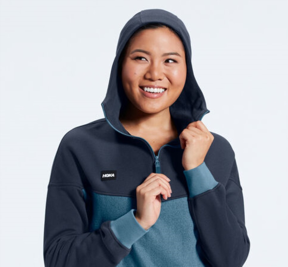 Hoodie Aus Wollmischung Hoka Weltraum