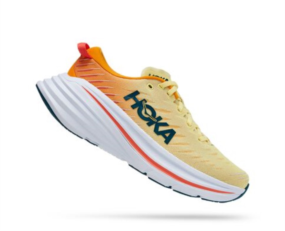 Hoka Bondi X Gelbe Birne Strahlend Gelb