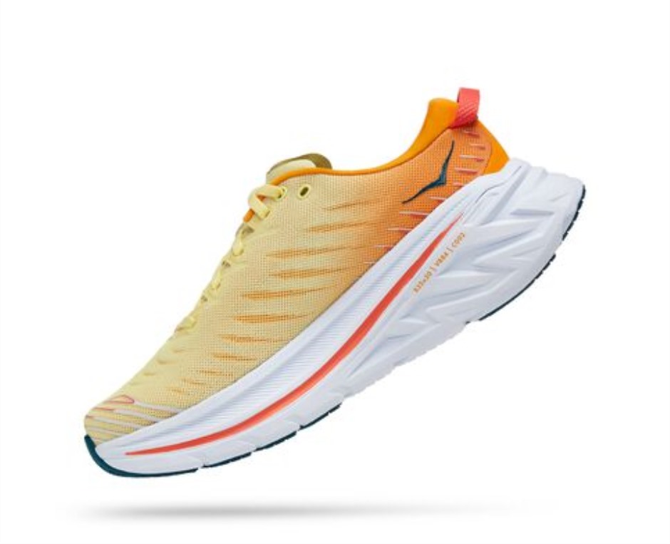 Hoka Bondi X Gelbe Birne Strahlend Gelb