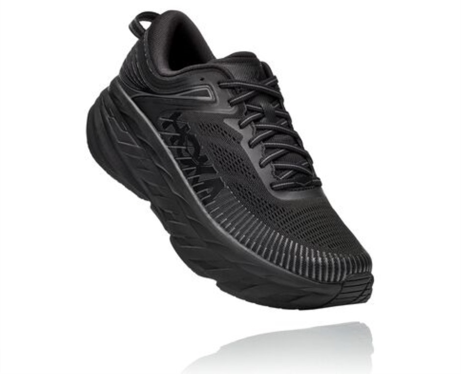 Bondi 7 Hoka Schwarz