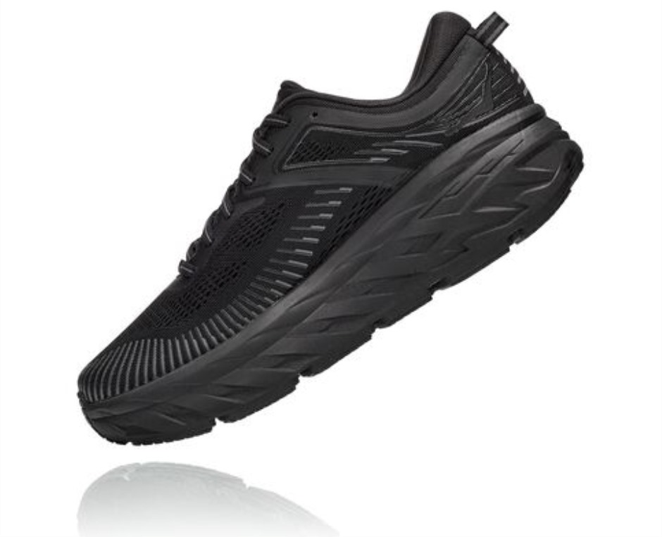 Bondi 7 Hoka Schwarz