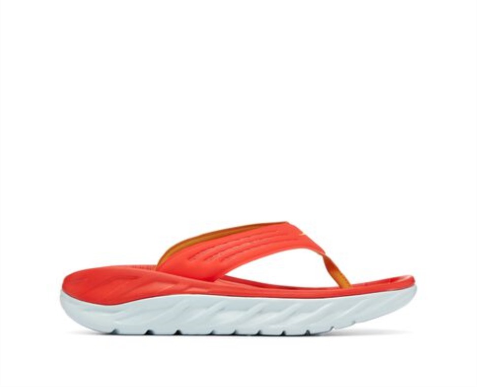 Hoka Ora Recovery Flip Fiesta Bernsteingelb