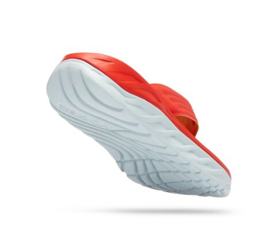 Hoka Ora Recovery Flip Fiesta Bernsteingelb