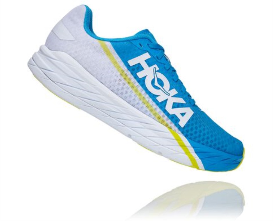 Rocket X Hoka Weiß Diva Blau