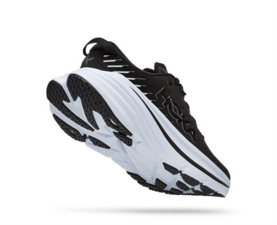 Hoka Bondi X Schwarz Weiß