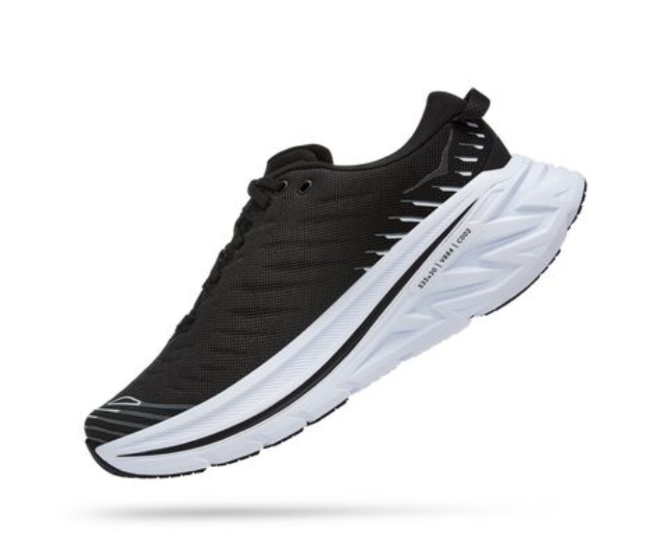 Hoka Bondi X Schwarz Weiß