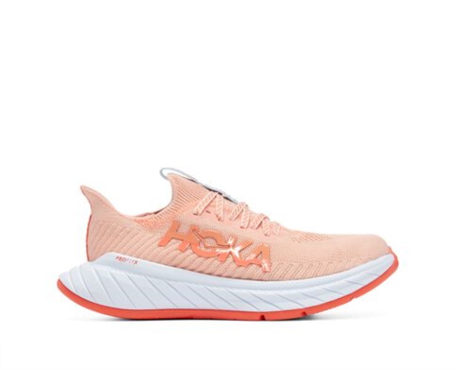 Carbon X 3 Hoka Pfirsichparfait Sommerlied