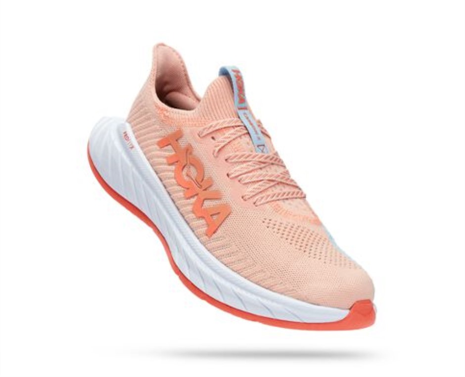 Carbon X 3 Hoka Pfirsichparfait Sommerlied